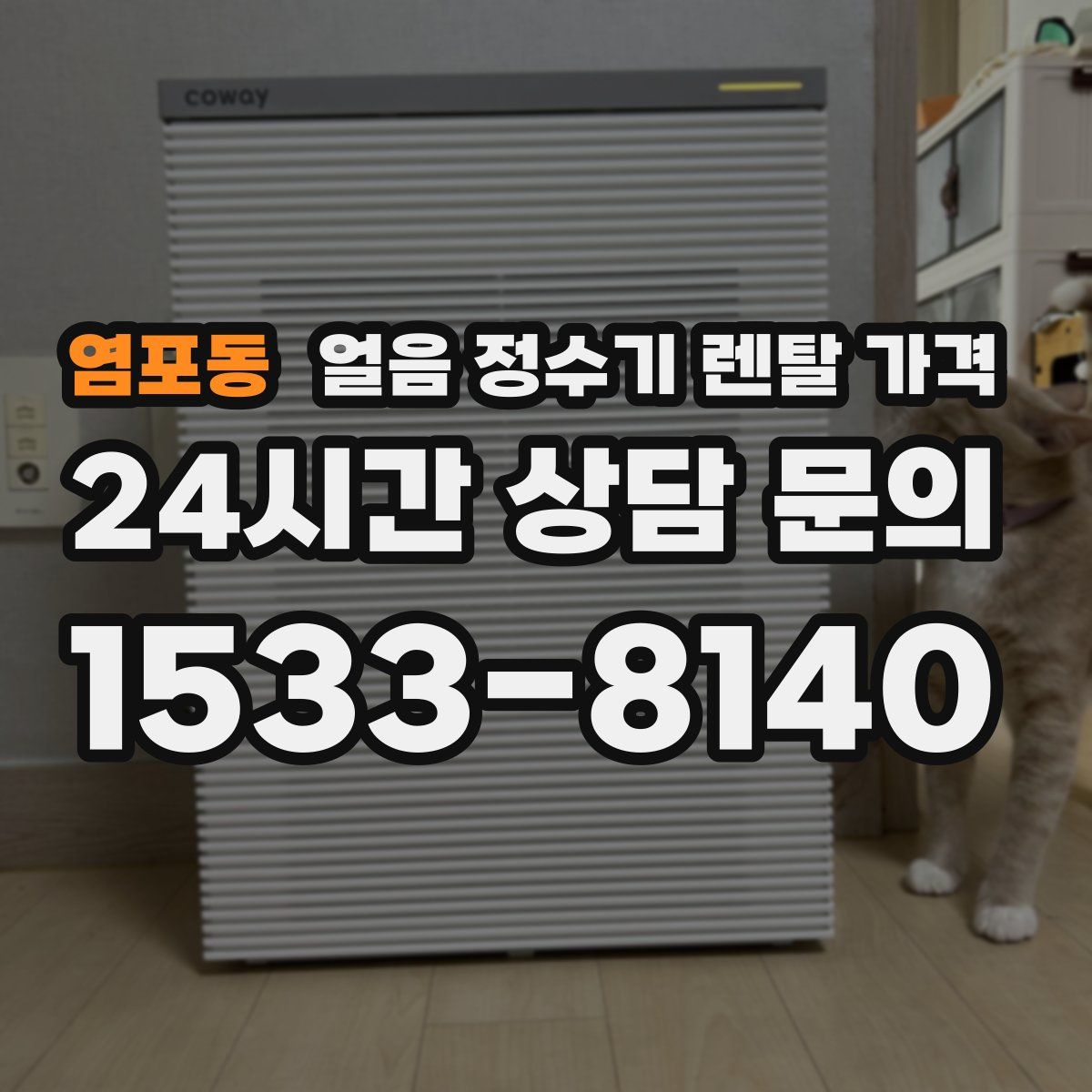 염포동 얼음 정수기 렌탈 가격