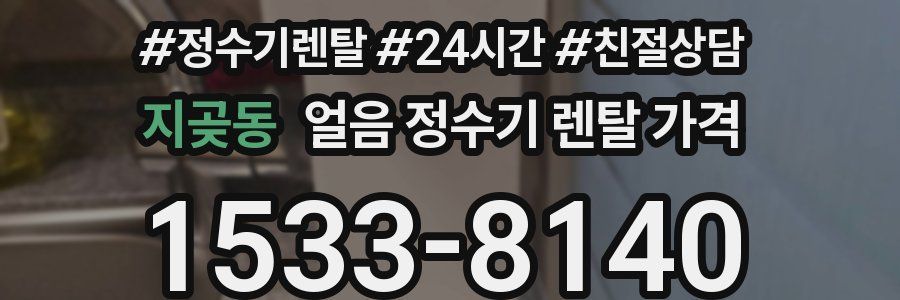 지곶동 얼음 정수기 렌탈 가격