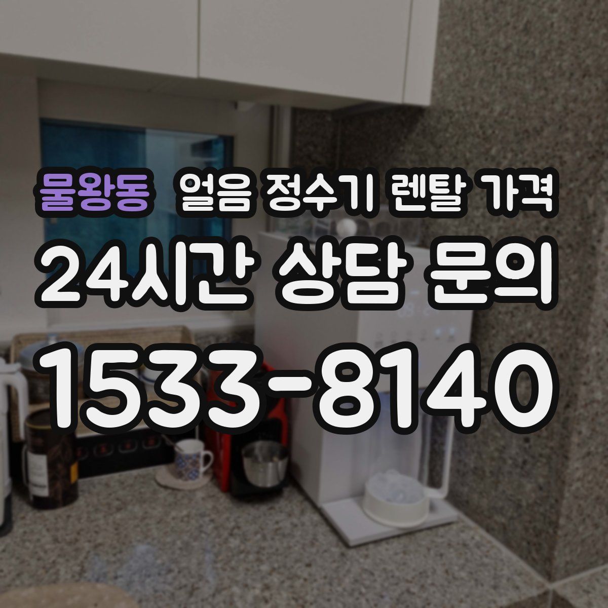 물왕동 얼음 정수기 렌탈 가격