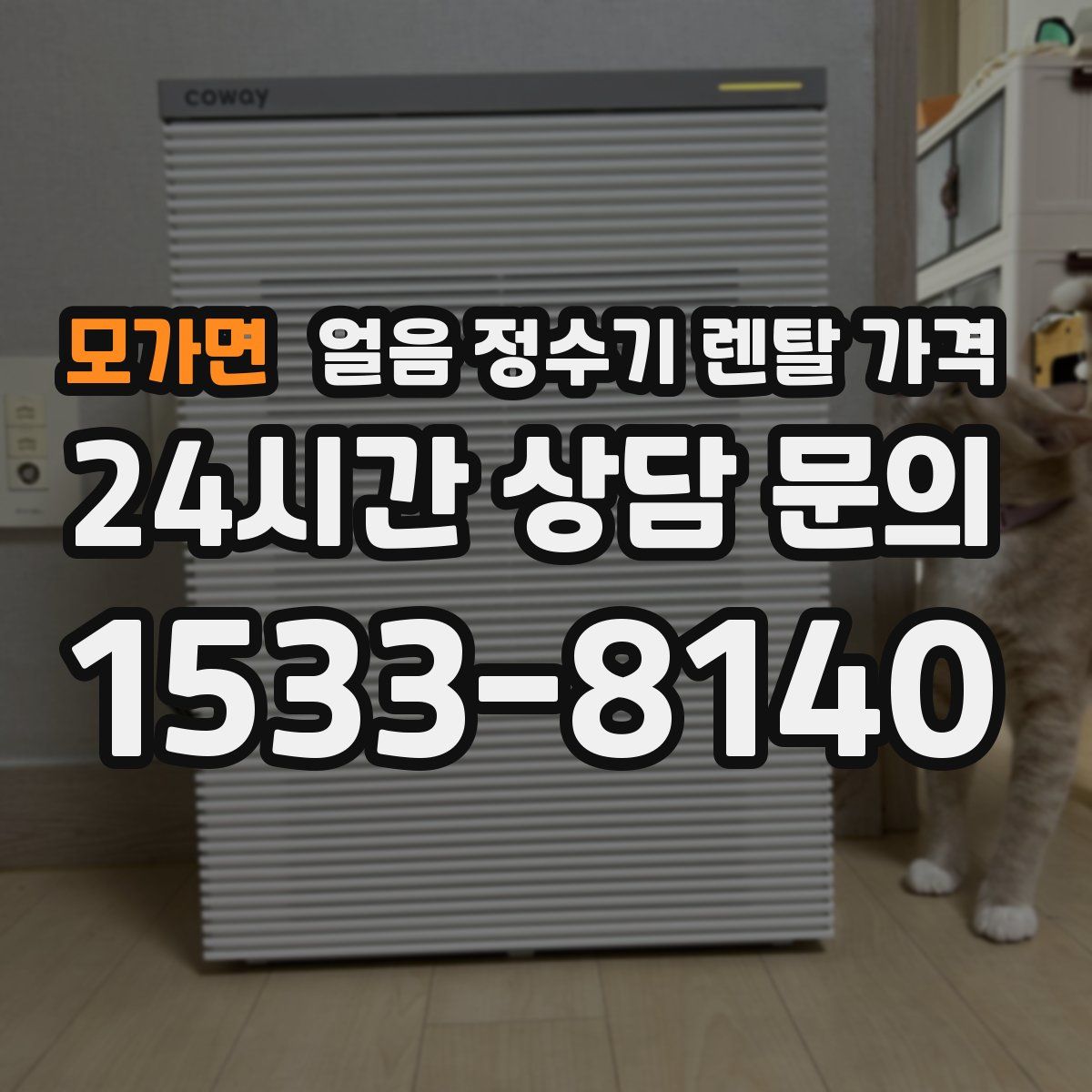 모가면 얼음 정수기 렌탈 가격