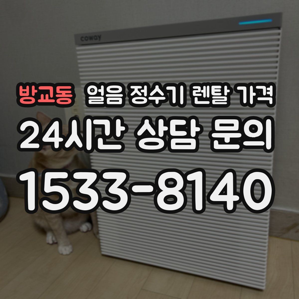 방교동 얼음 정수기 렌탈 가격 부모님도 쉽게 사용하는 제품 기준