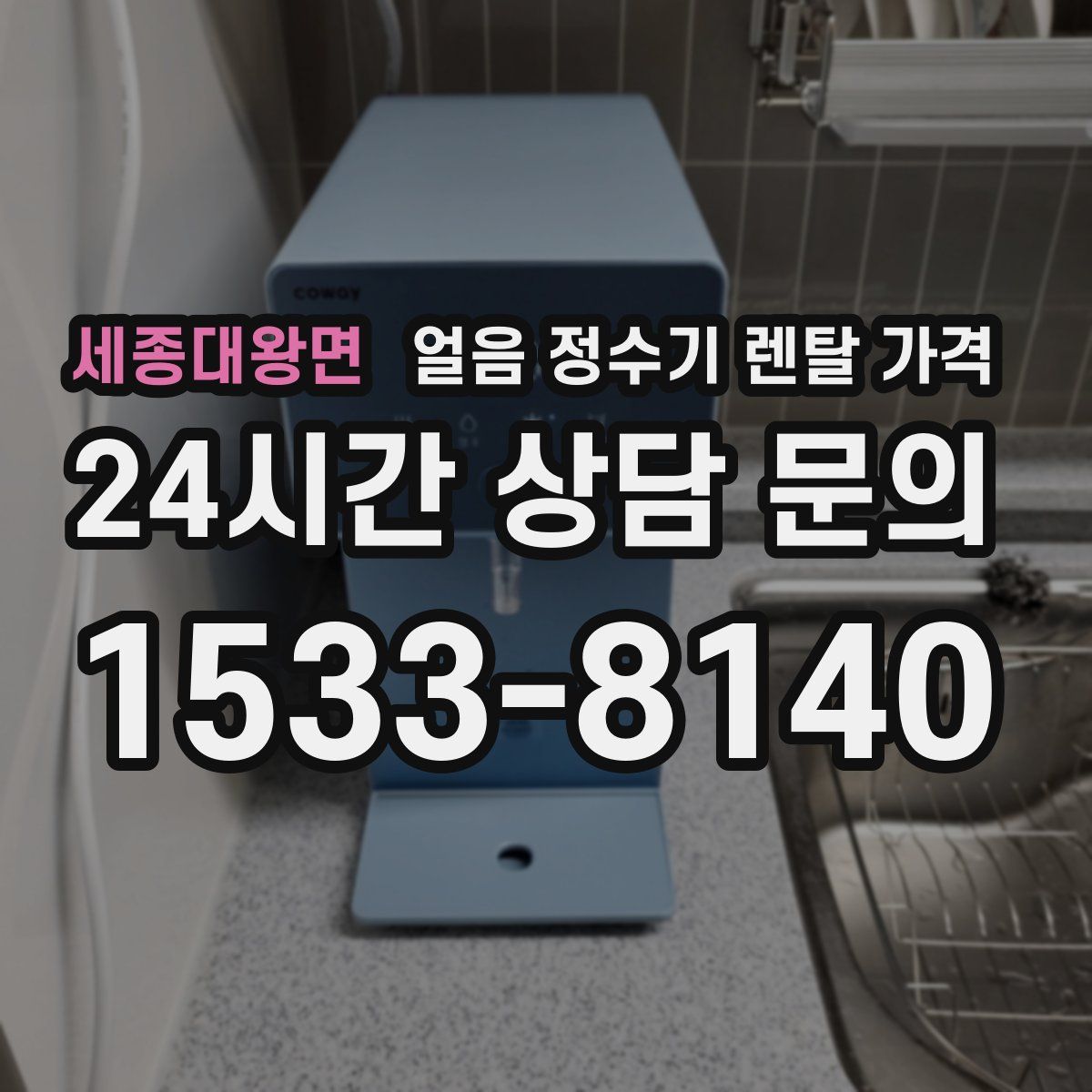 세종대왕면 얼음 정수기 렌탈 가격