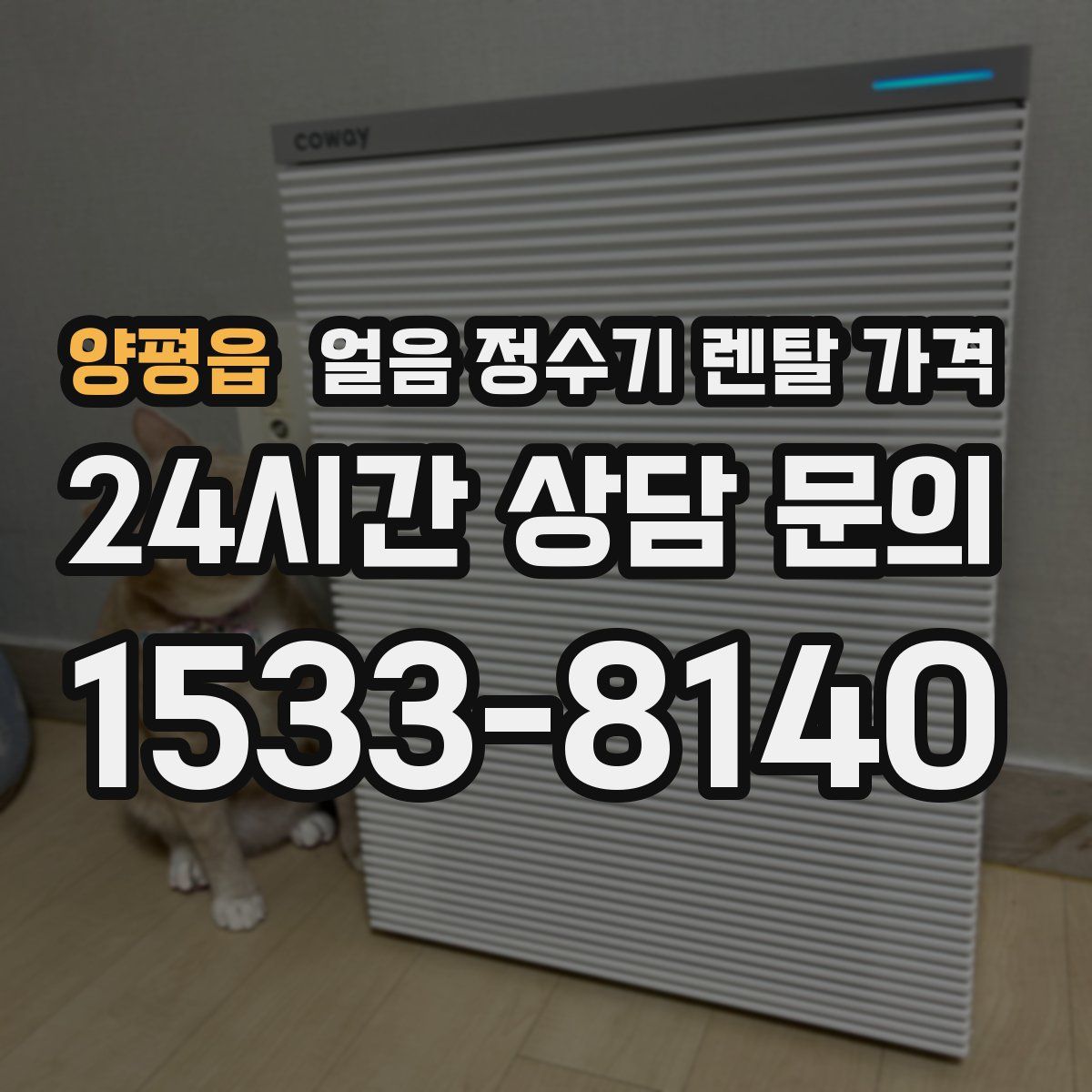 양평읍 얼음 정수기 렌탈 가격