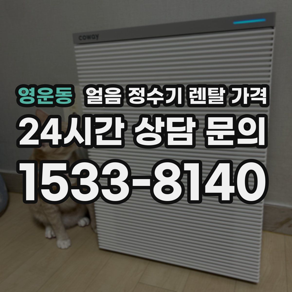 영운동 얼음 정수기 렌탈 가격