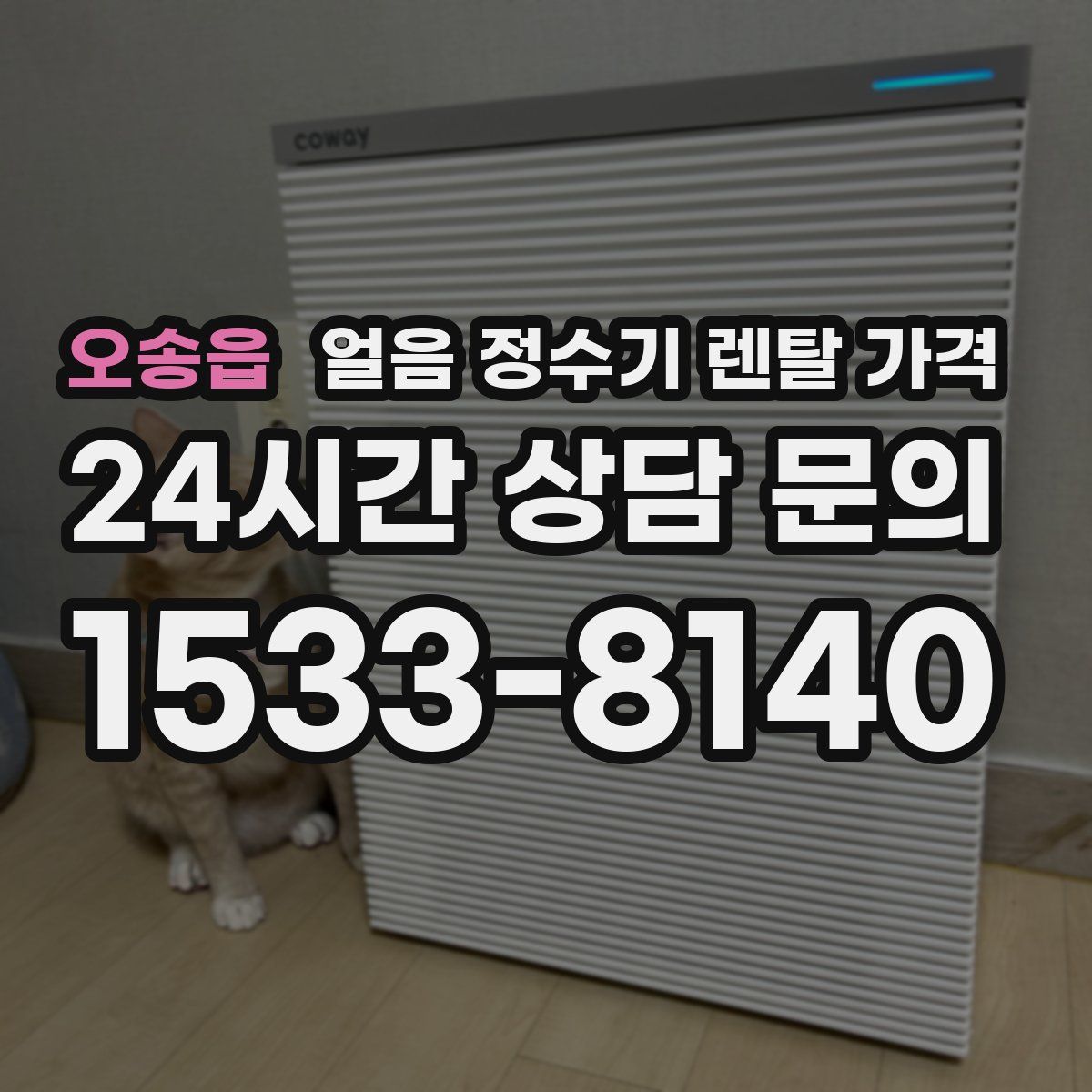 오송읍 얼음 정수기 렌탈 가격