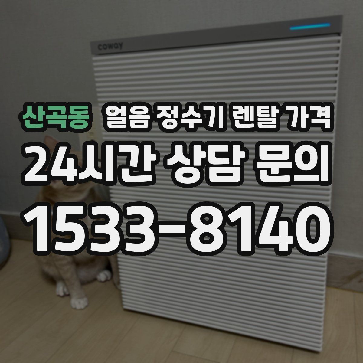 산곡동 얼음 정수기 렌탈 가격 유지비까지 포함해 보는 방법