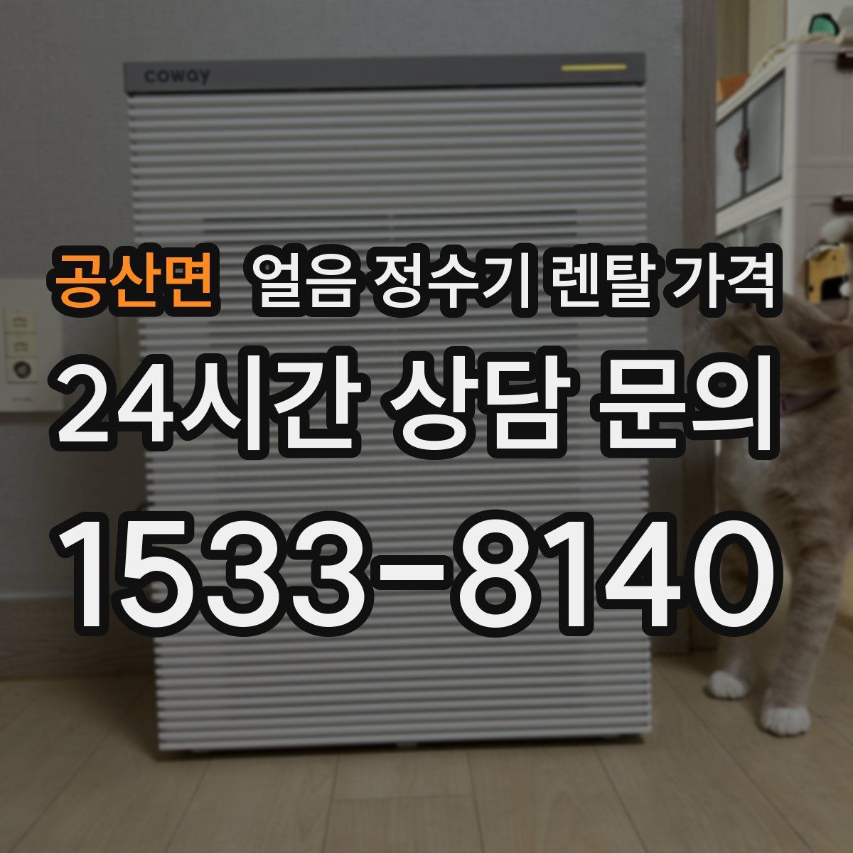 공산면 얼음 정수기 렌탈 가격