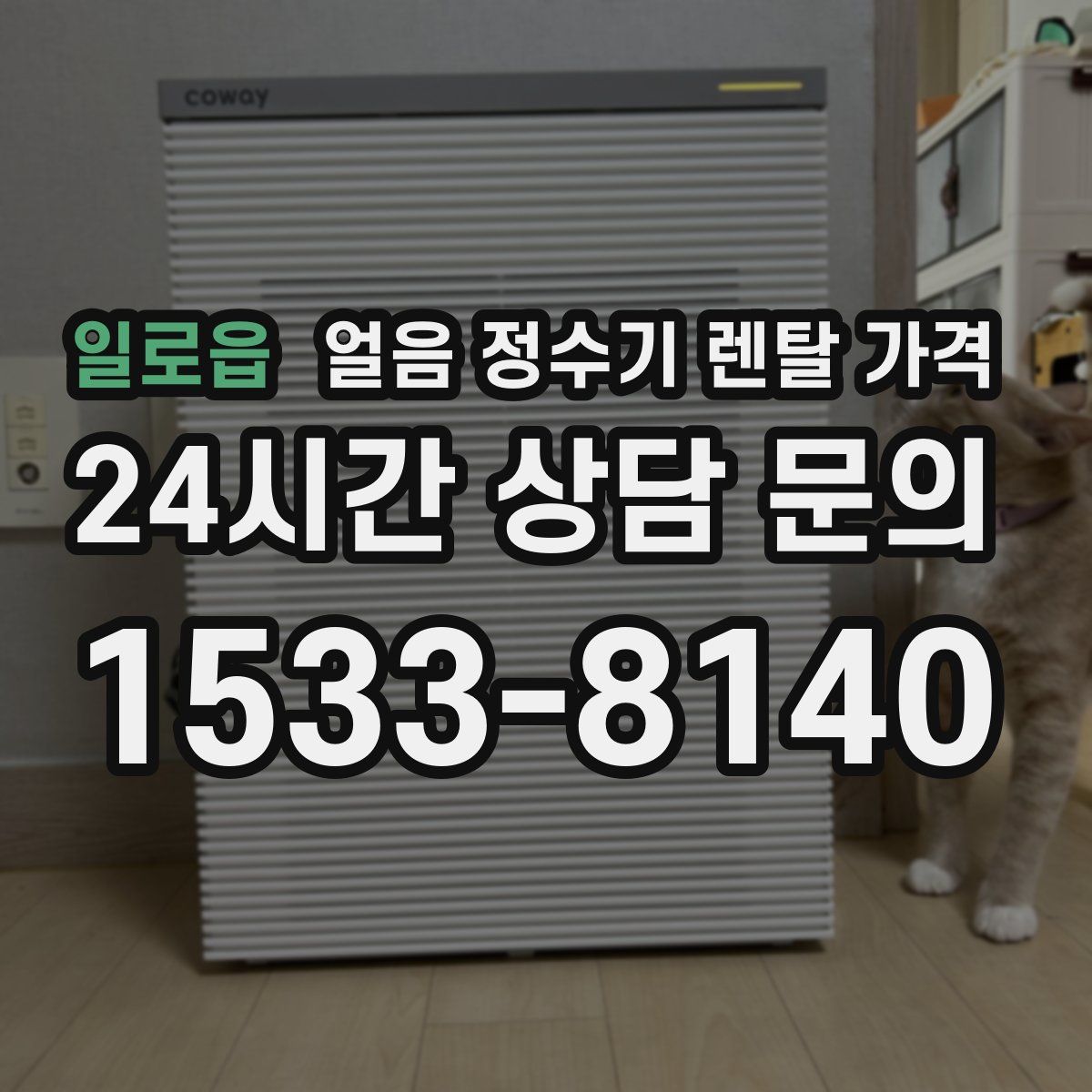 일로읍 얼음 정수기 렌탈 가격