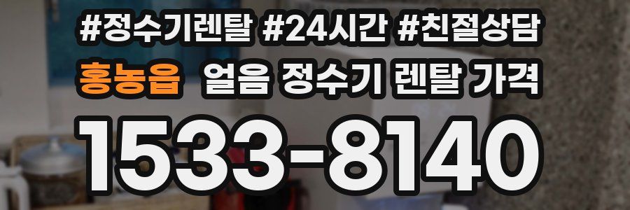 홍농읍 얼음 정수기 렌탈 가격