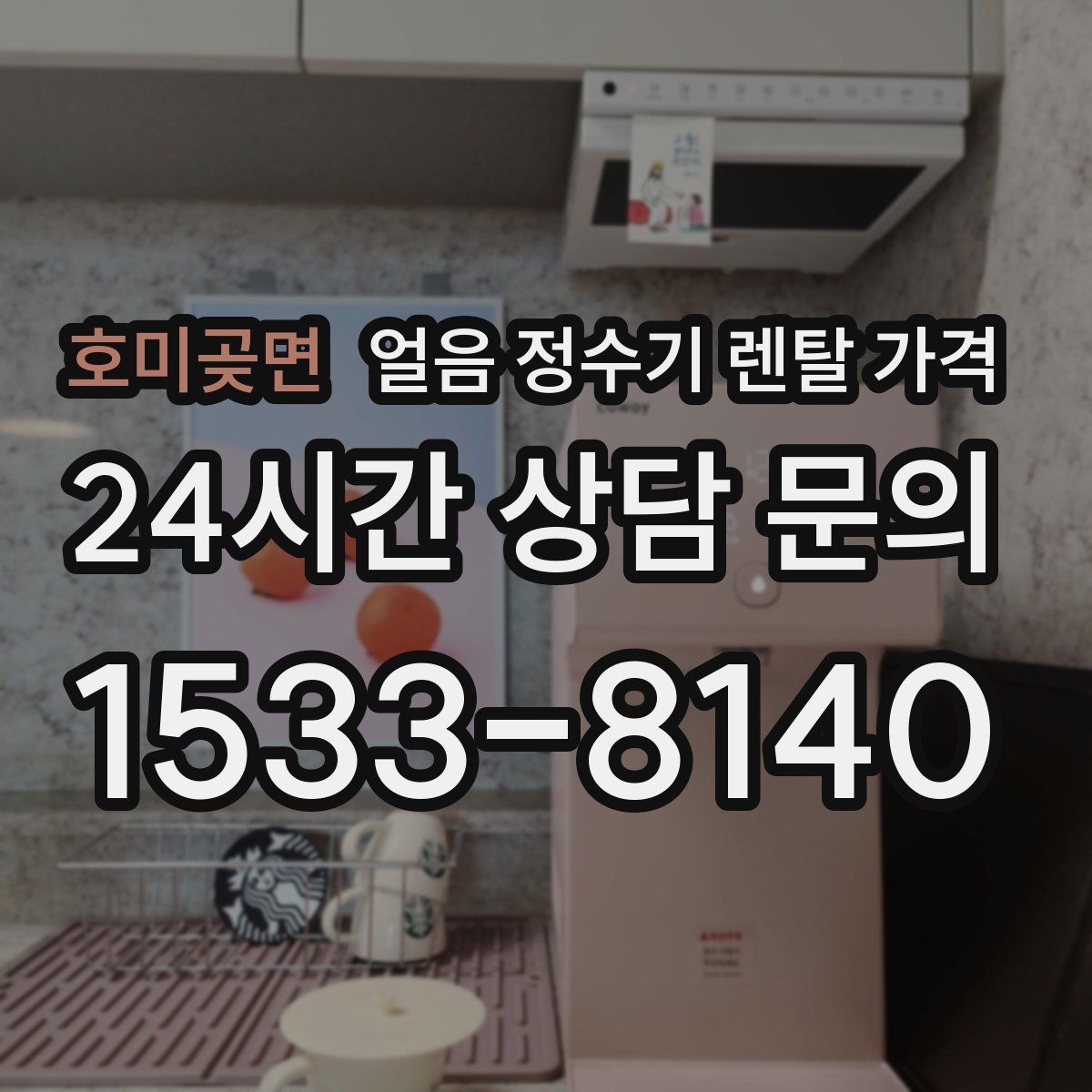 호미곶면 얼음 정수기 렌탈 가격