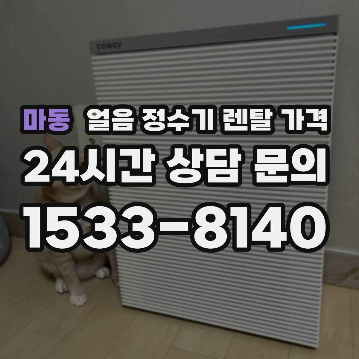 마동 얼음 정수기 렌탈 가격