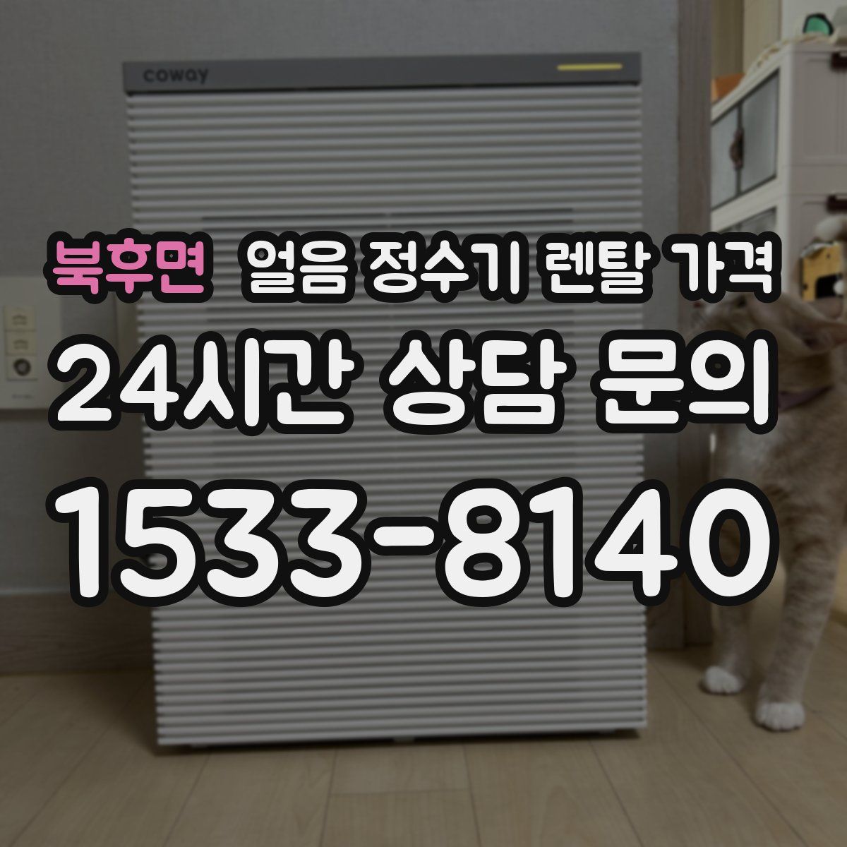 북후면 얼음 정수기 렌탈 가격