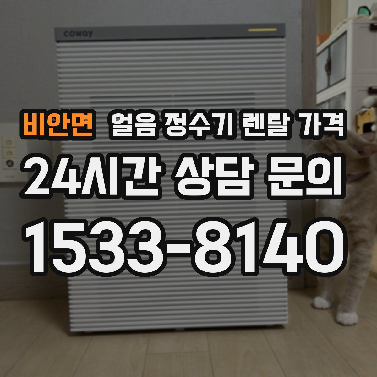 비안면 얼음 정수기 렌탈 가격