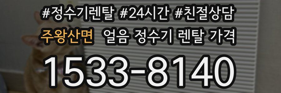 주왕산면 얼음 정수기 렌탈 가격