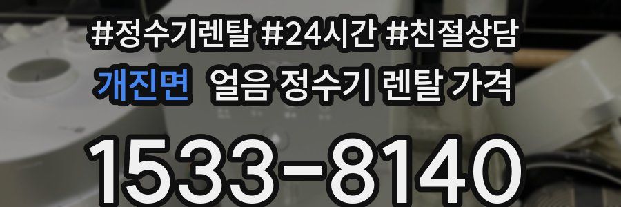 개진면 얼음 정수기 렌탈 가격