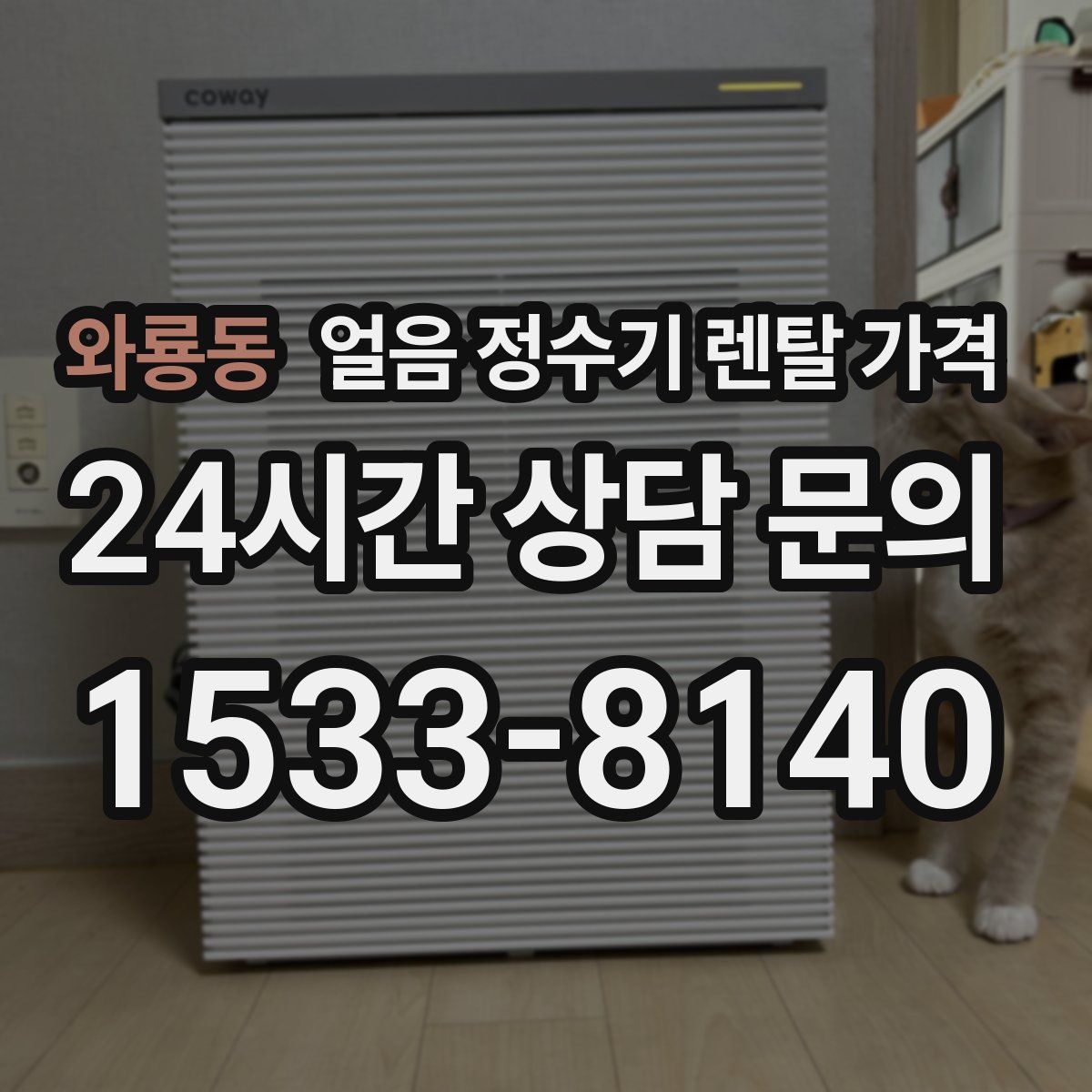 와룡동 얼음 정수기 렌탈 가격