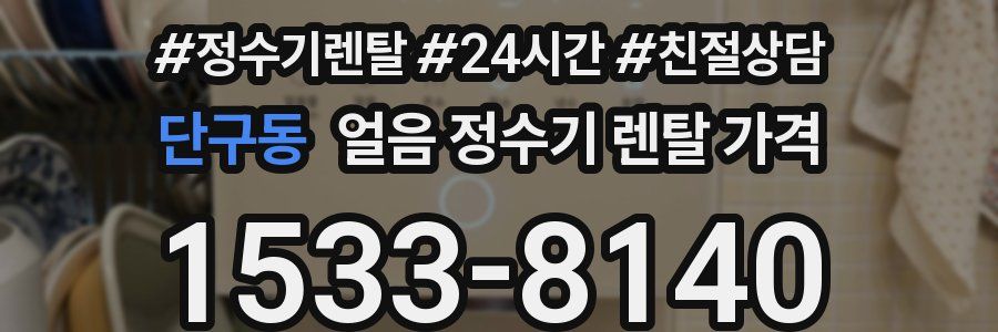 단구동 얼음 정수기 렌탈 가격