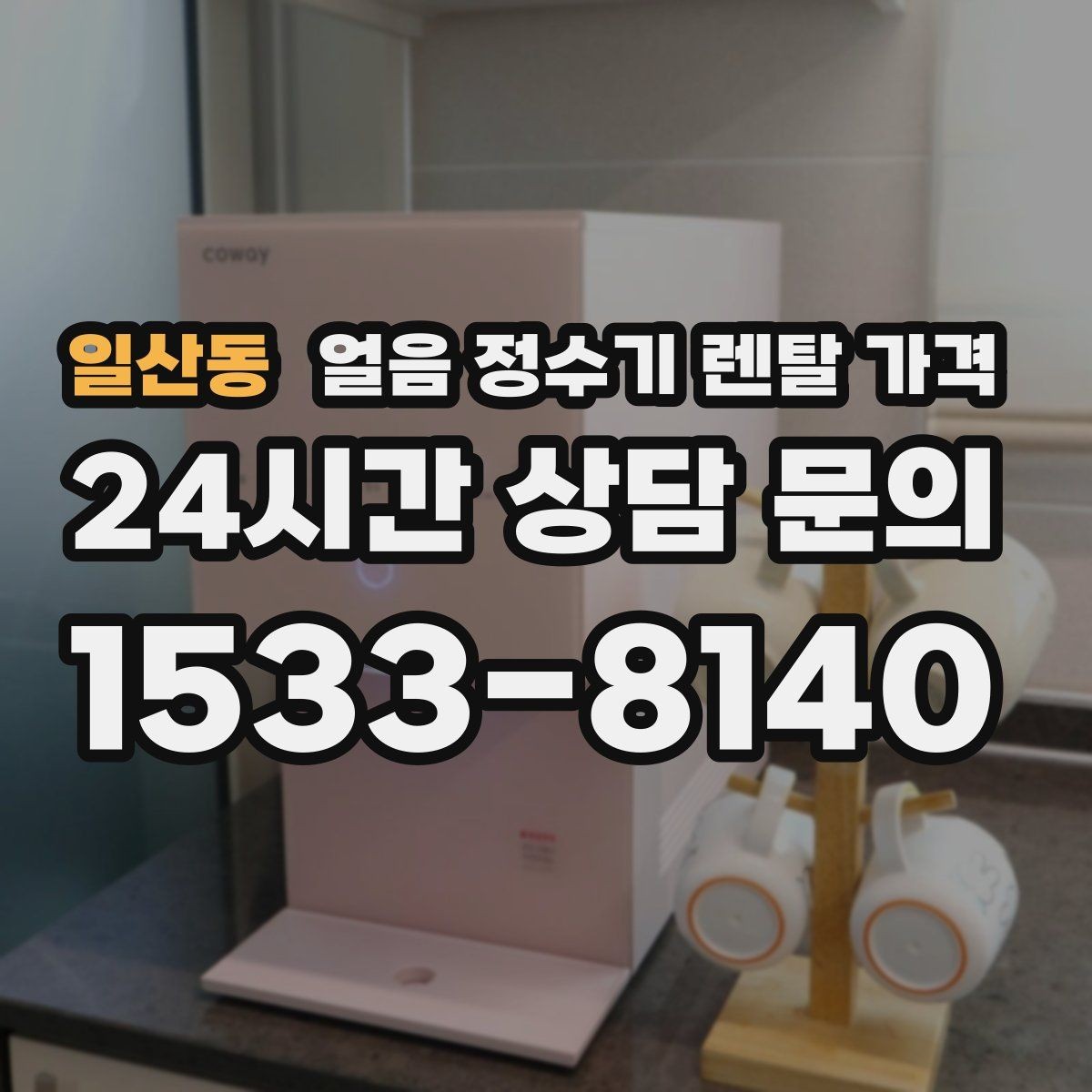 일산동 얼음 정수기 렌탈 가격 렌탈이 더 유리한 상황 정리