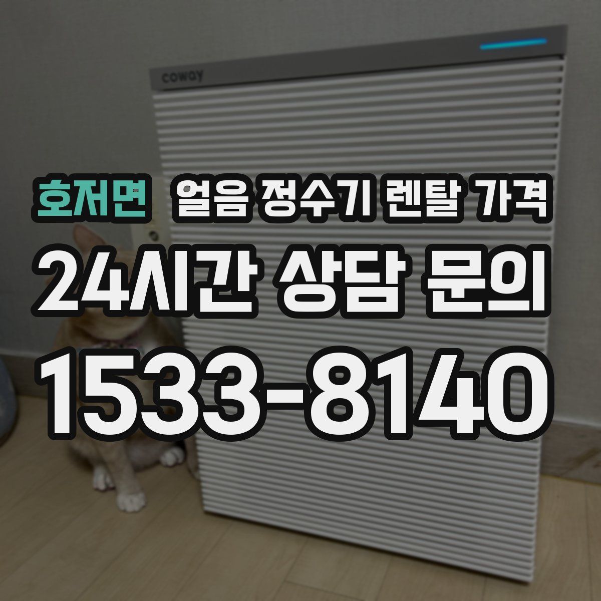호저면 얼음 정수기 렌탈 가격