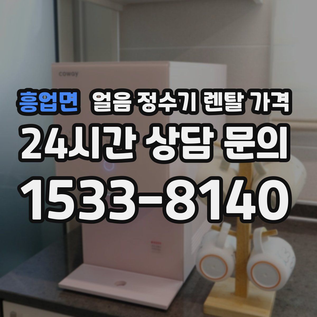 흥업면 얼음 정수기 렌탈 가격