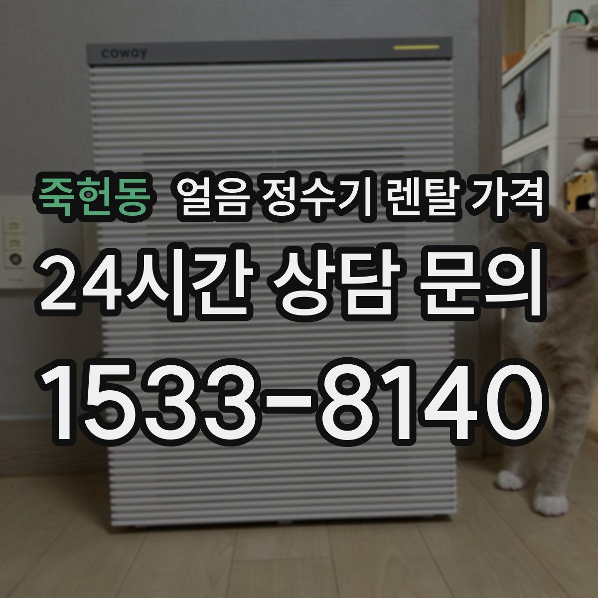 죽헌동 얼음 정수기 렌탈 가격