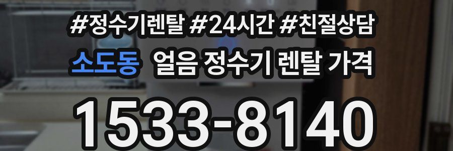 소도동 얼음 정수기 렌탈 가격