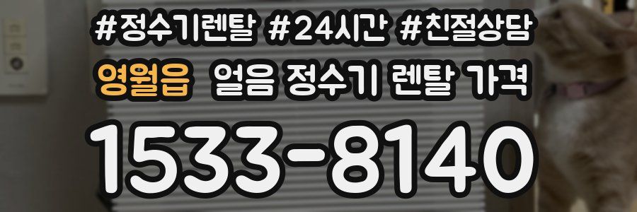 영월읍 얼음 정수기 렌탈 가격