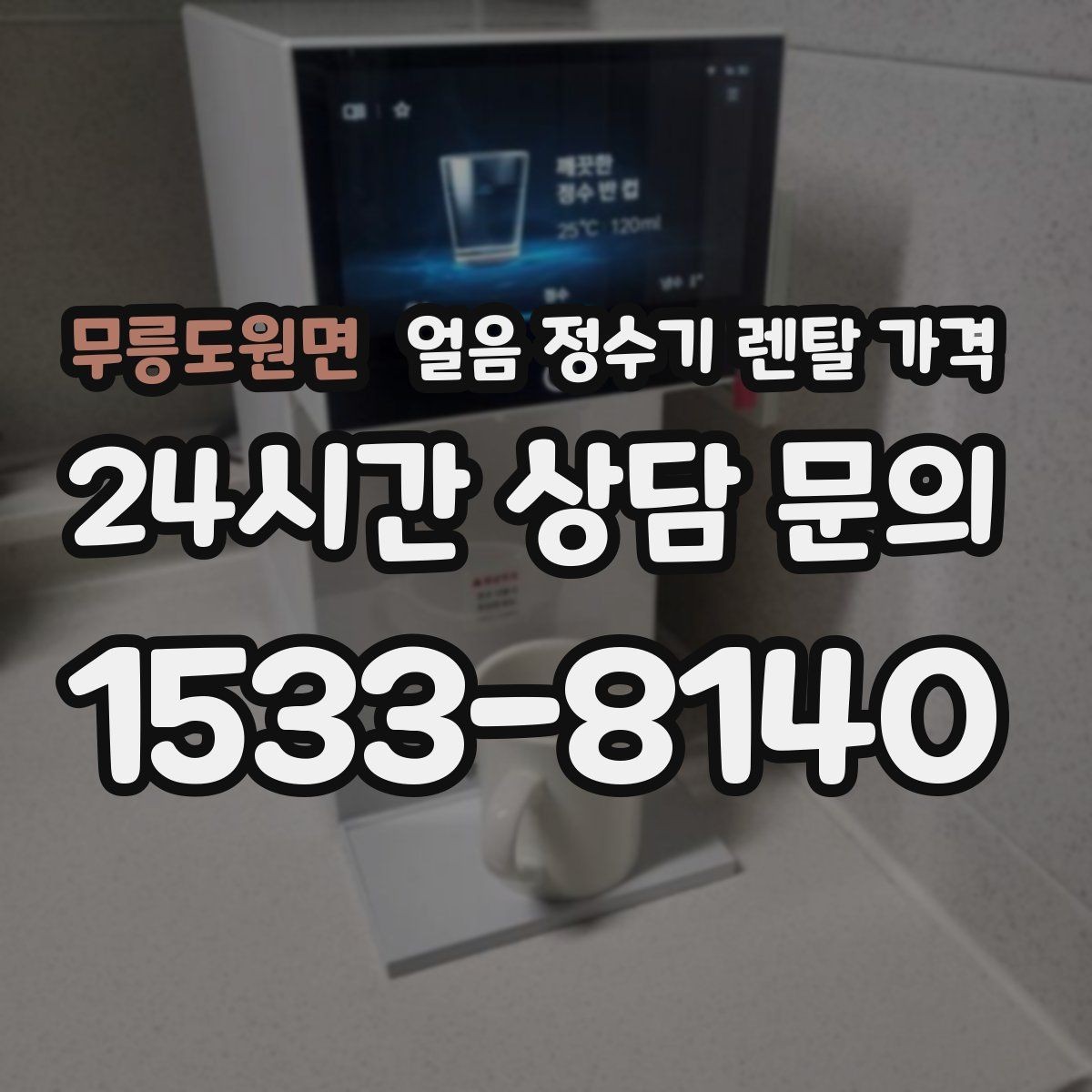 무릉도원면 얼음 정수기 렌탈 가격 부모님 댁 설치 시 고려할 점