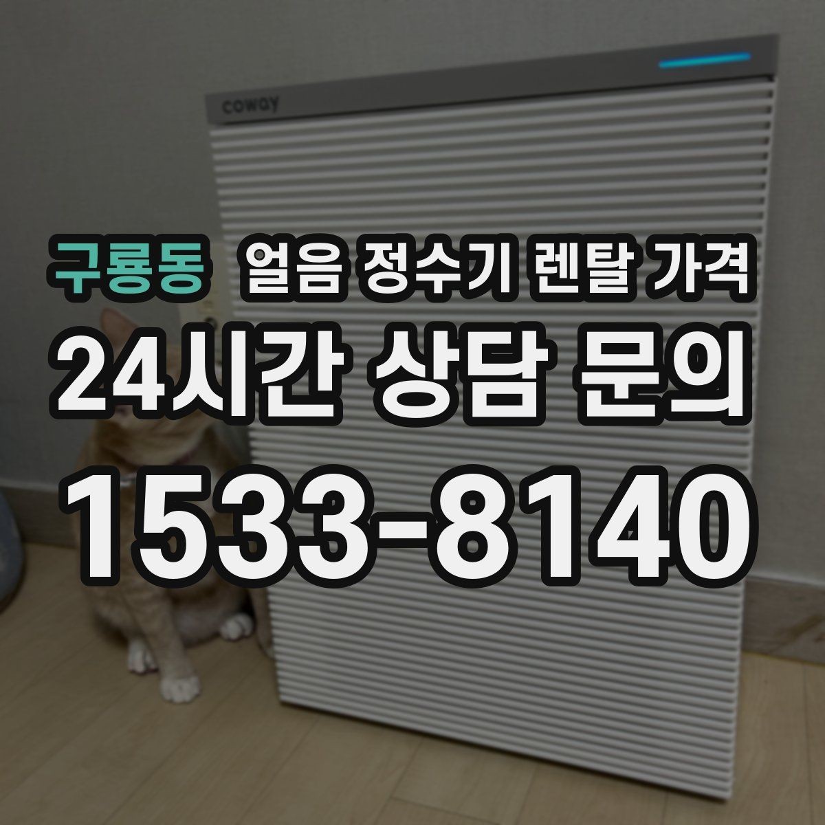 구룡동 얼음 정수기 렌탈 가격 위생 민감한 집의 선택 기준