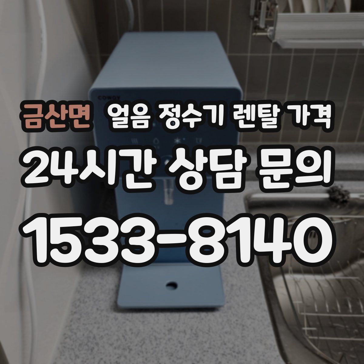 금산면 얼음 정수기 렌탈 가격
