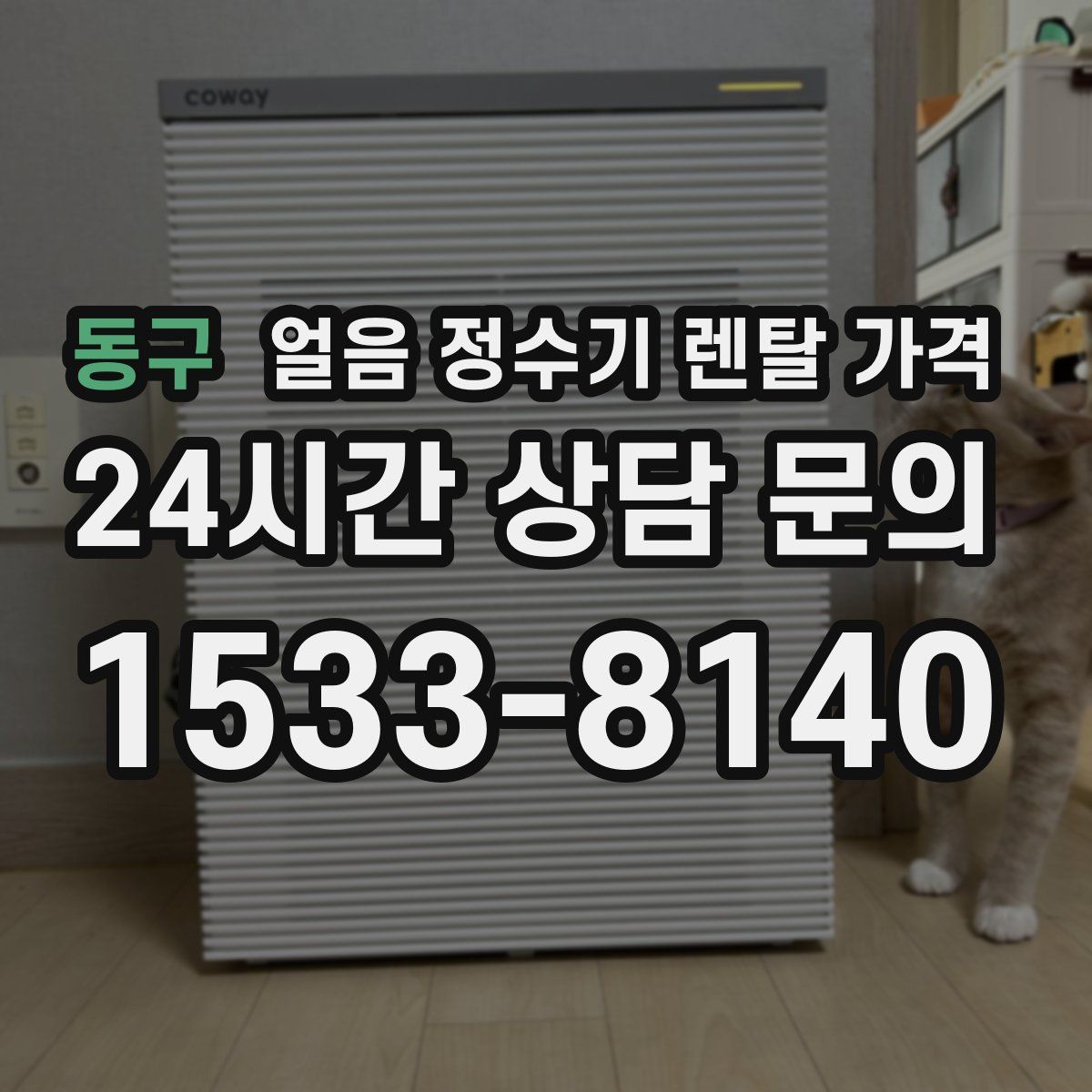 동구 얼음 정수기 렌탈 가격