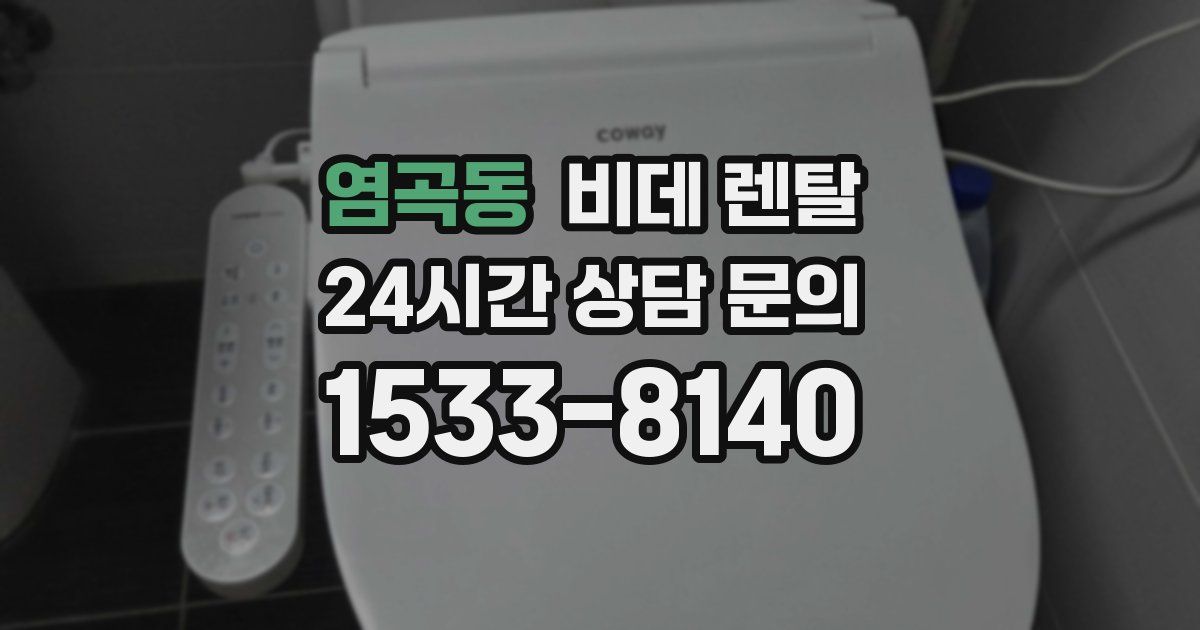 염곡동 비데 렌탈