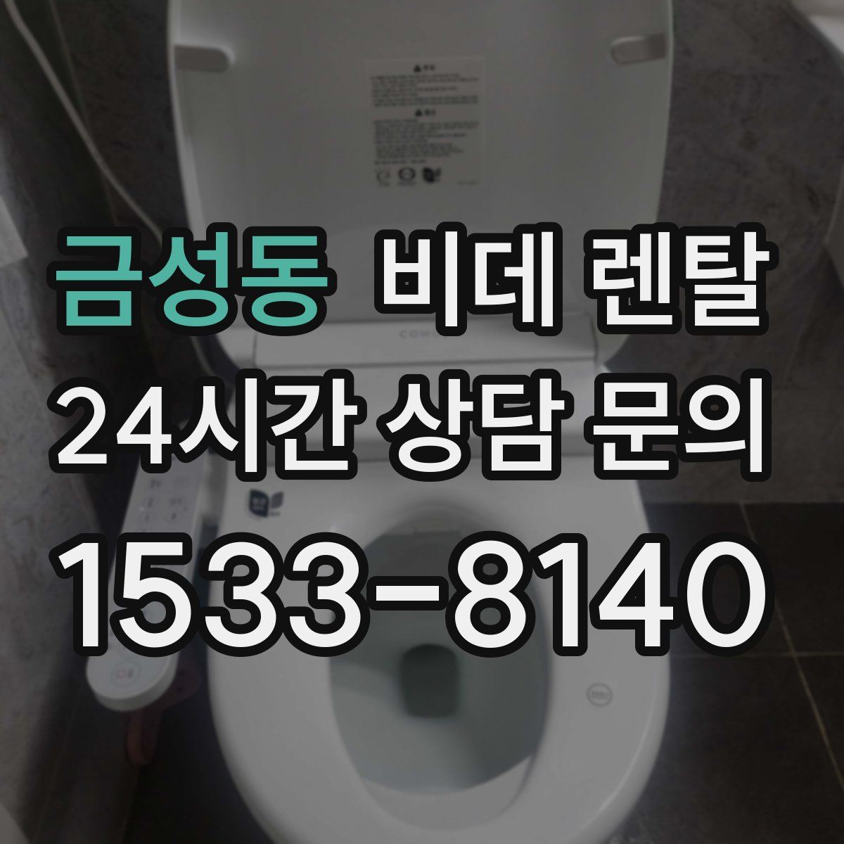 금성동 비데 렌탈