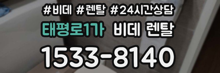 태평로1가 비데 렌탈