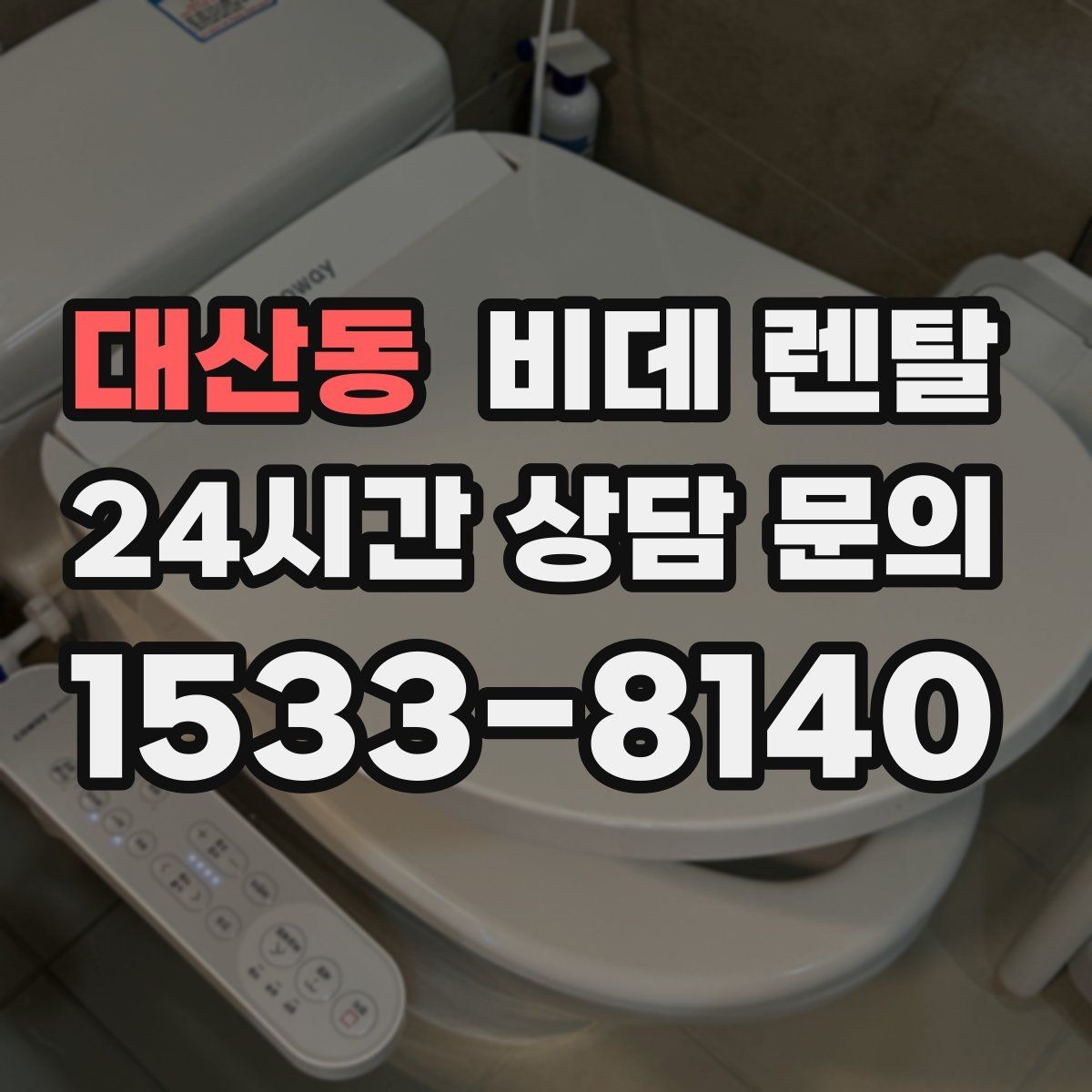 대산동 비데 렌탈 선택 기준을 집 구조에 맞춰 세우기