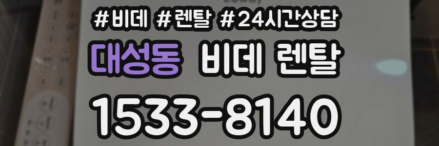 대성동 비데 렌탈