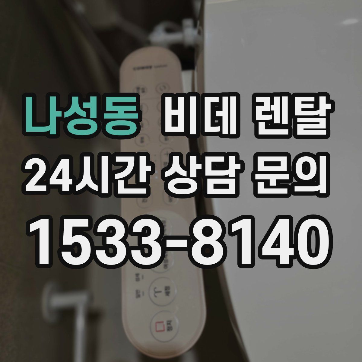 나성동 비데 렌탈