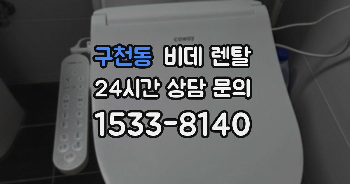 구천동 비데 렌탈
