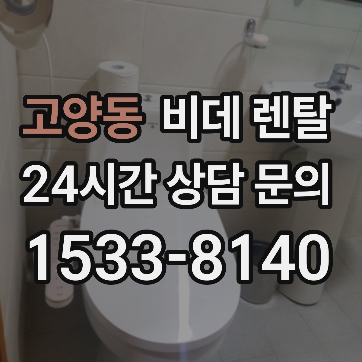 고양동 비데 렌탈 공간이 좁아도 선택할 수 있는 형태