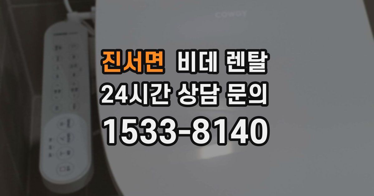 진서면 비데 렌탈