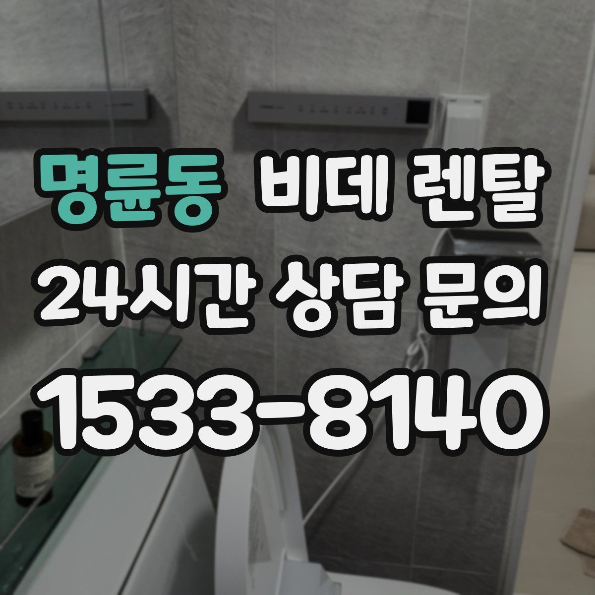 명륜동 비데 렌탈