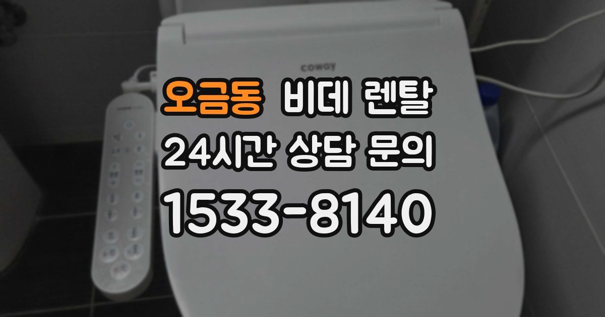 오금동 비데 렌탈
