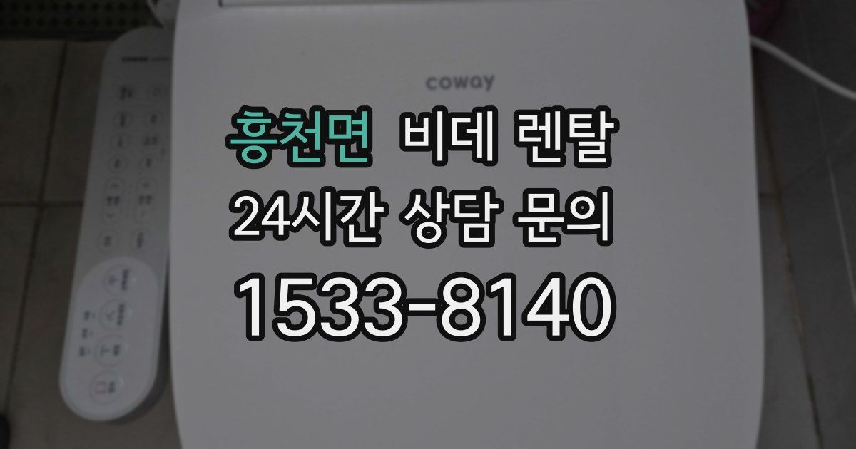 흥천면 비데 렌탈