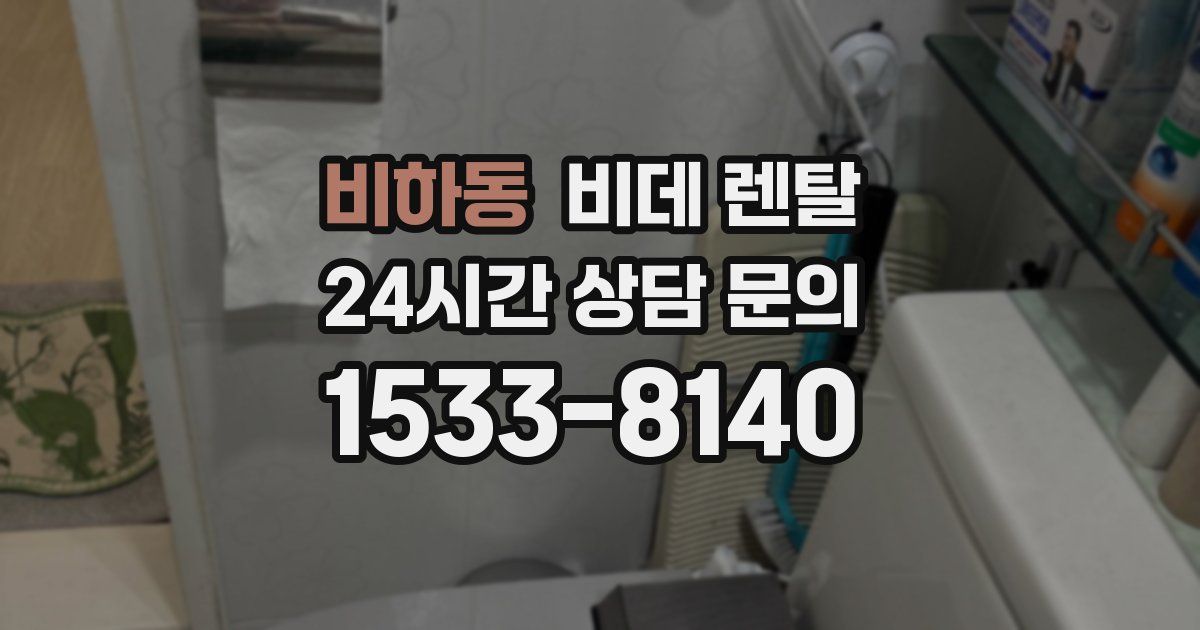 비하동 비데 렌탈