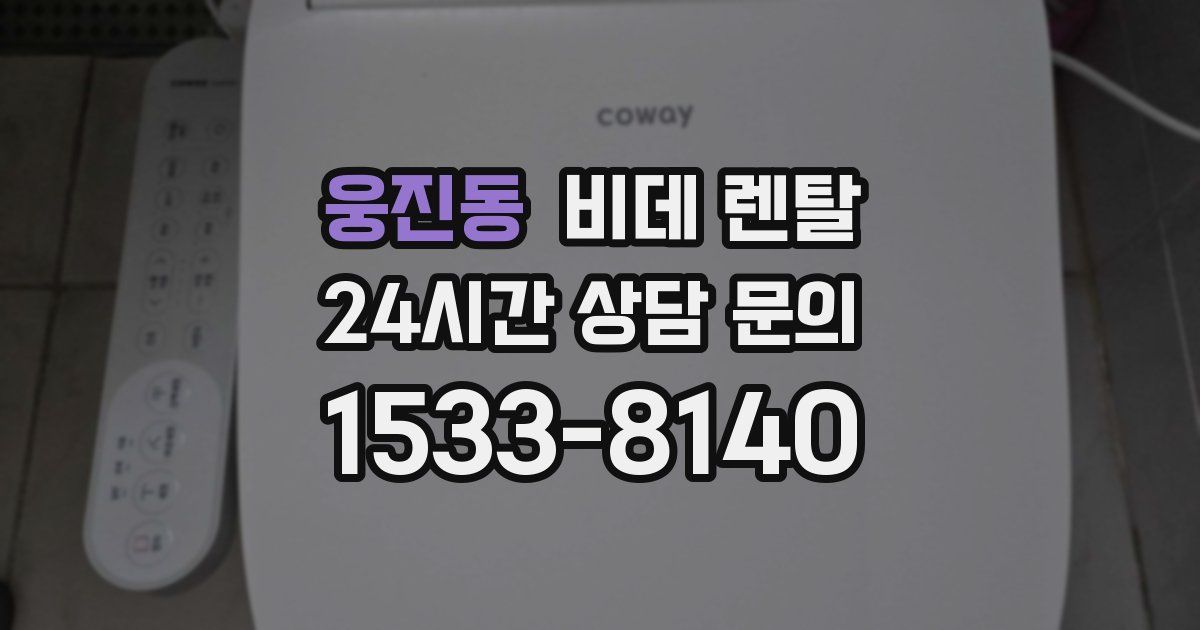 웅진동 비데 렌탈