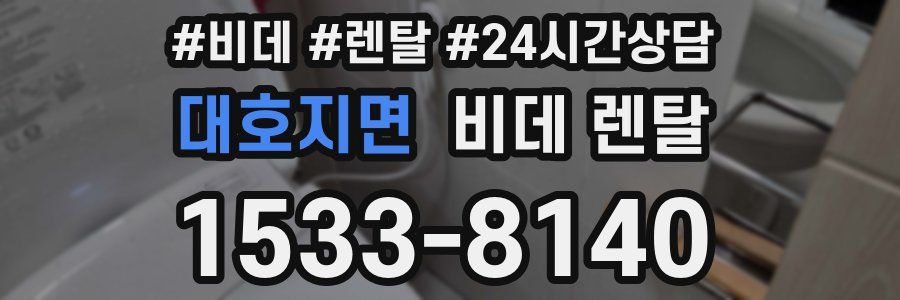 대호지면 비데 렌탈