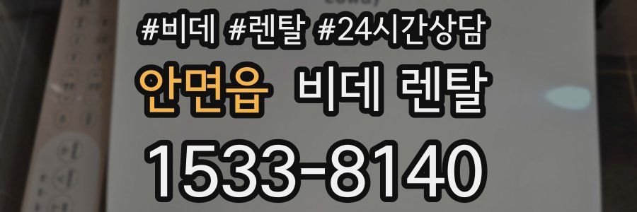안면읍 비데 렌탈