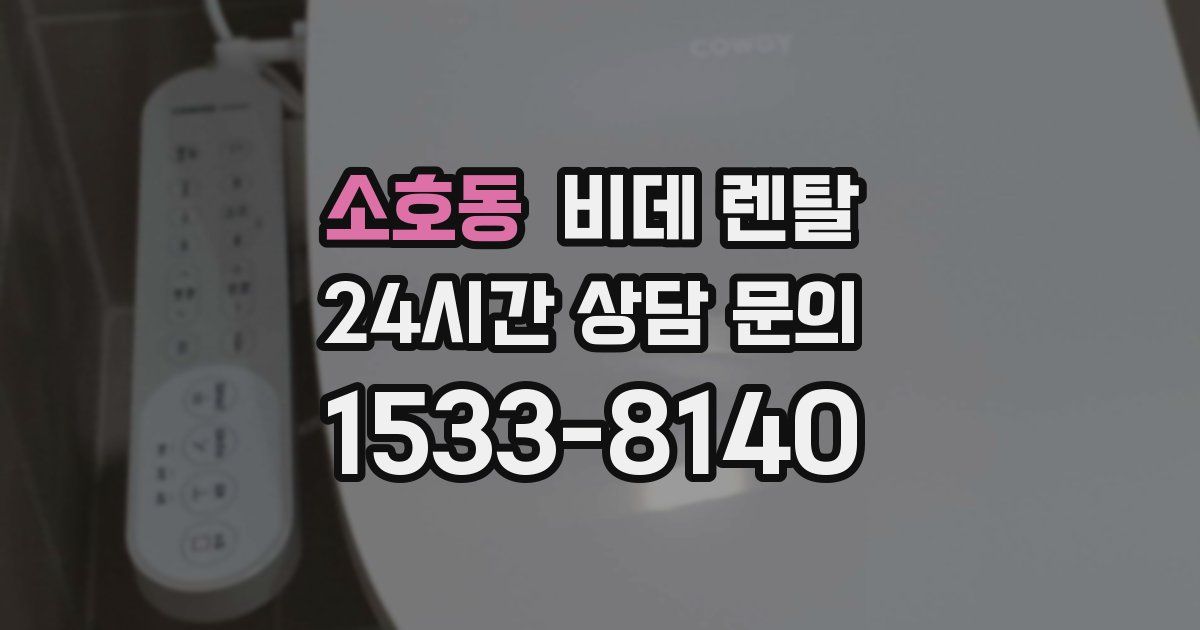 소호동 비데 렌탈