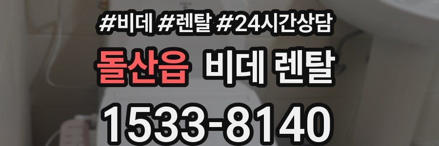 돌산읍 비데 렌탈