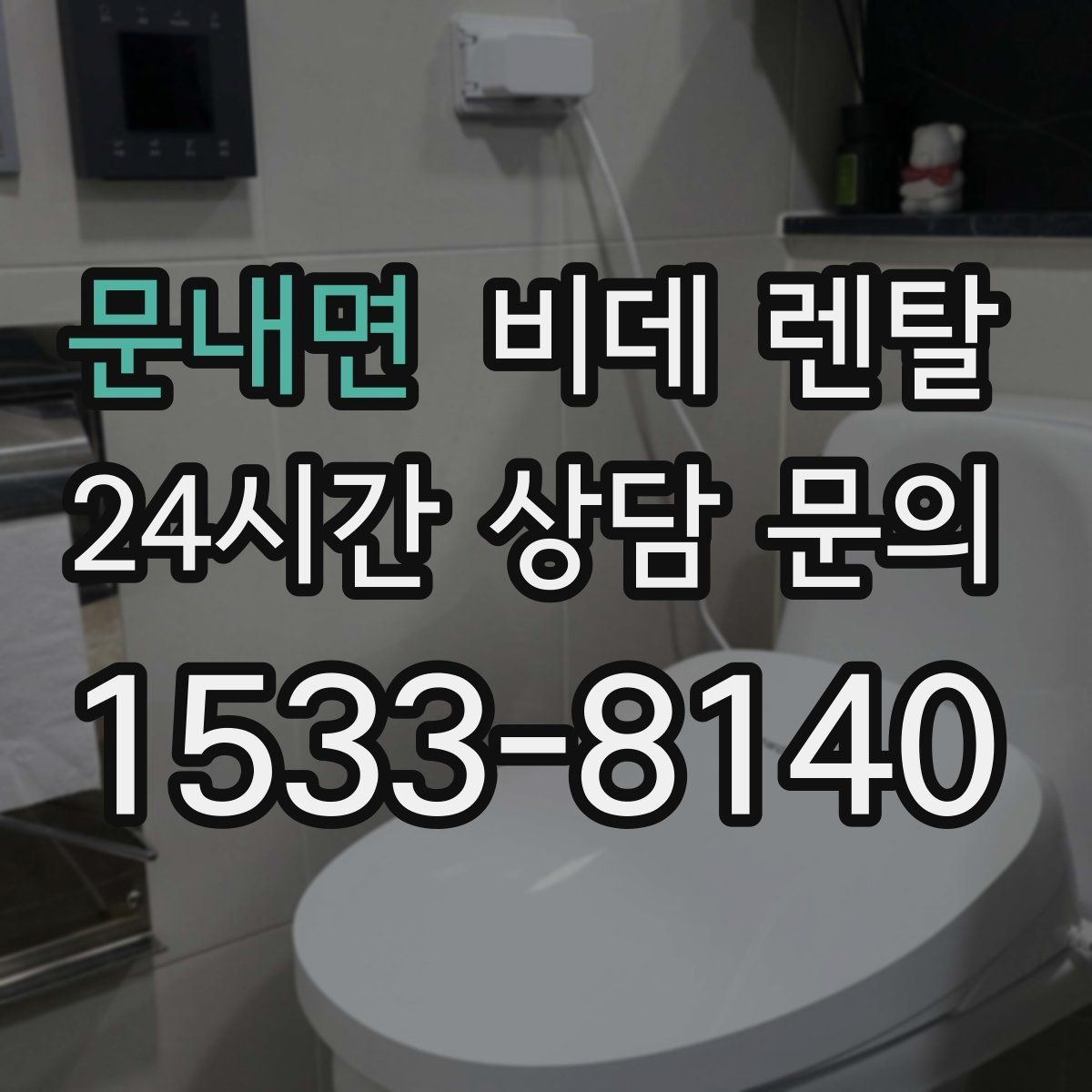 문내면 비데 렌탈 설치 가능한 변기 형태 알아보기